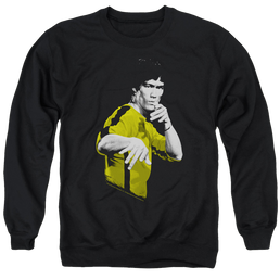 Bruce Lee Suit Of Death - Men's Crewneck Sweatshirt Men's Crewneck Sweatshirt Bruce Lee   