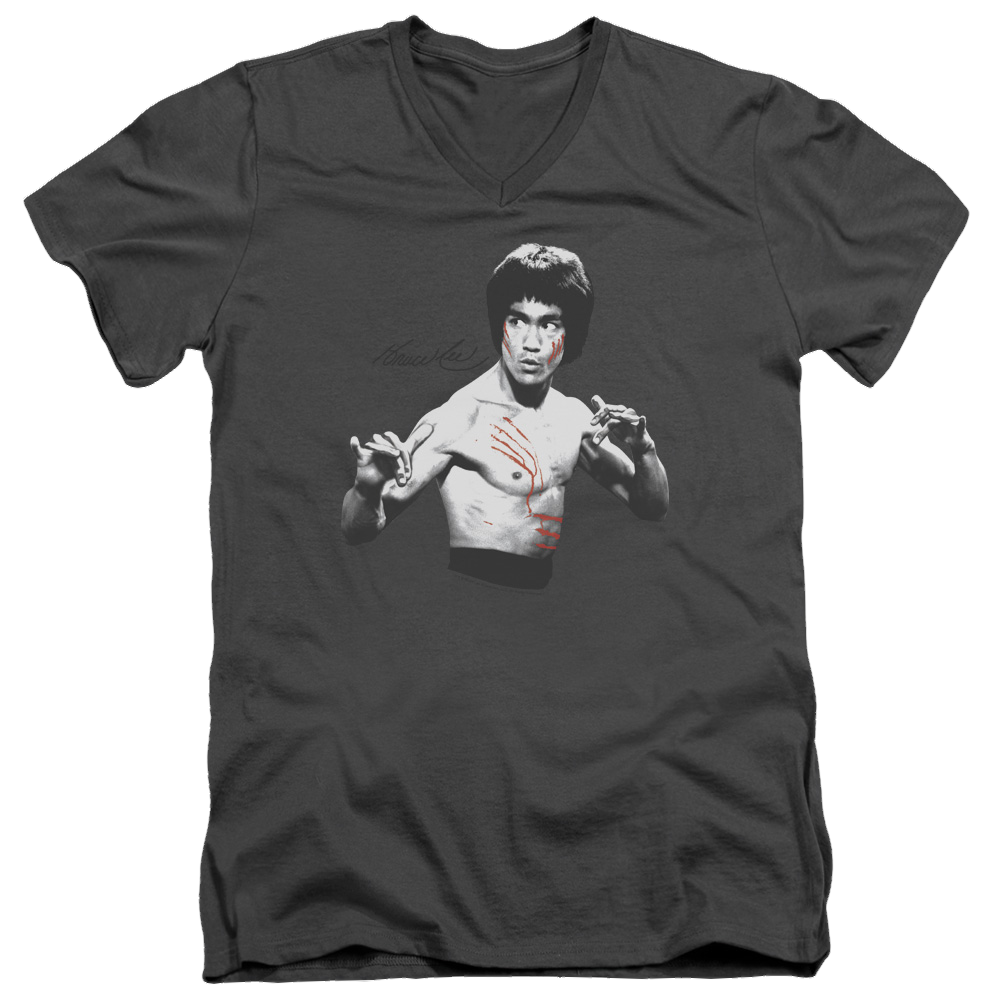 Bruce Lee Final Confrontation - Men's V-Neck T-Shirt Men's V-Neck T-Shirt Bruce Lee   