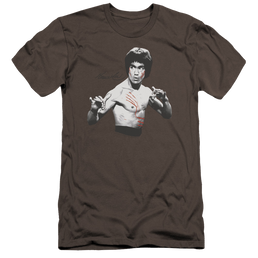 Bruce Lee Final Confrontation - Men's Premium Slim Fit T-Shirt Men's Premium Slim Fit T-Shirt Bruce Lee   