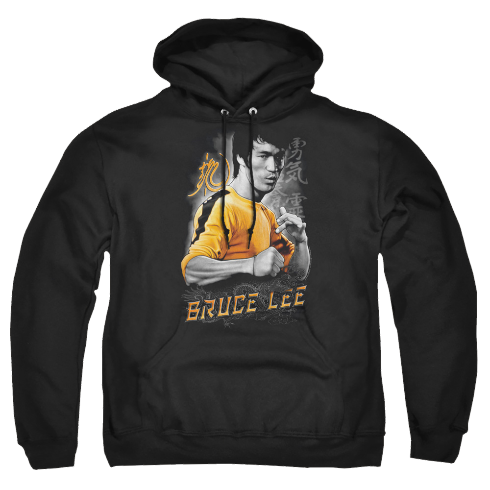 Bruce Lee Yellow Dragon - Pullover Hoodie Pullover Hoodie Bruce Lee   