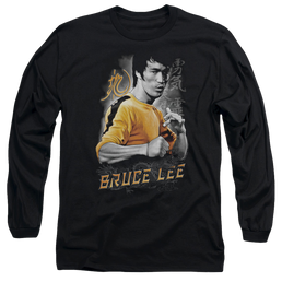 Bruce Lee Yellow Dragon - Men's Long Sleeve T-Shirt Men's Long Sleeve T-Shirt Bruce Lee   