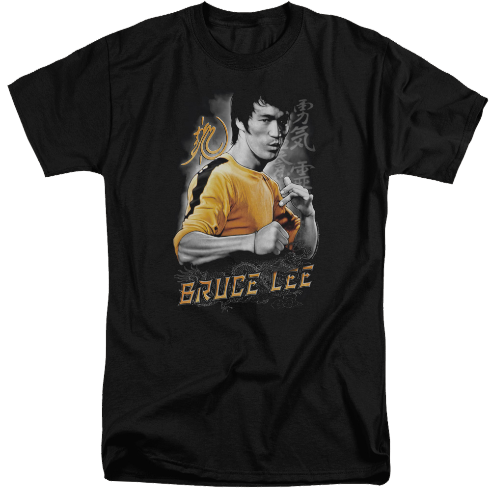 Bruce Lee Yellow Dragon - Men's Tall Fit T-Shirt Men's Tall Fit T-Shirt Bruce Lee   