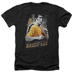 Bruce Lee Yellow Dragon - Men's Heather T-Shirt Men's Heather T-Shirt Bruce Lee   
