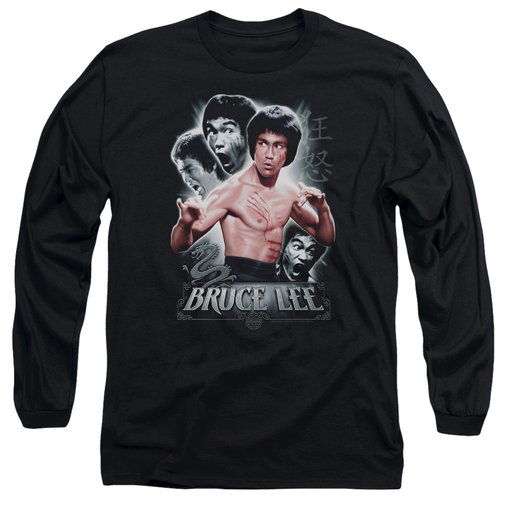 Bruce Lee Inner Fury - Men's Long Sleeve T-Shirt Men's Long Sleeve T-Shirt Bruce Lee   