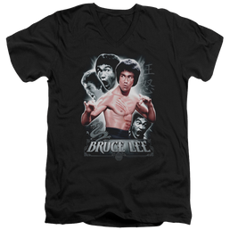 Bruce Lee Inner Fury - Men's V-Neck T-Shirt Men's V-Neck T-Shirt Bruce Lee   
