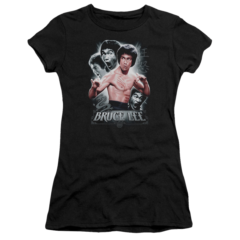 Bruce Lee Inner Fury - Juniors T-Shirt Juniors T-Shirt Bruce Lee   