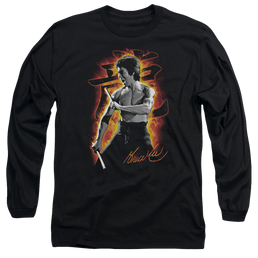 Bruce Lee Dragon Fire - Men's Long Sleeve T-Shirt Men's Long Sleeve T-Shirt Bruce Lee   