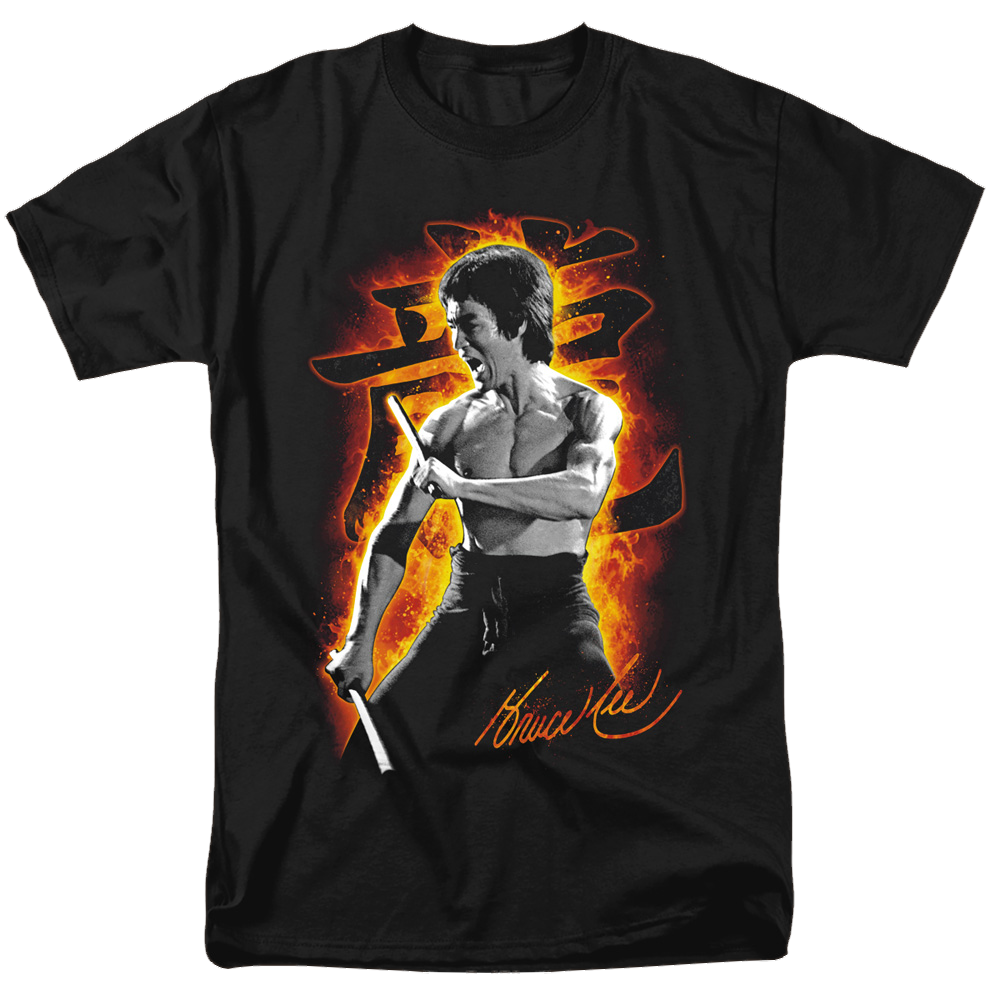 Bruce Lee Dragon Fire - Men's Regular Fit T-Shirt Men's Regular Fit T-Shirt Bruce Lee   