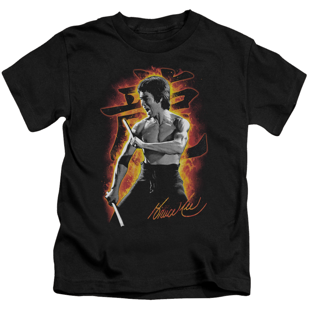 Bruce Lee Dragon Fire - Kid's T-Shirt (Ages 4-7) Kid's T-Shirt (Ages 4-7) Bruce Lee   