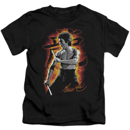Bruce Lee Dragon Fire - Kid's T-Shirt (Ages 4-7) Kid's T-Shirt (Ages 4-7) Bruce Lee   