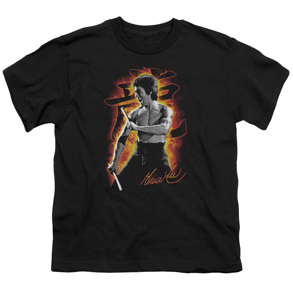 Bruce Lee Dragon Fire - Youth T-Shirt (Ages 8-12) Youth T-Shirt (Ages 8-12) Bruce Lee   