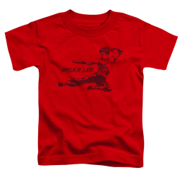 Bruce Lee Line Kick - Kid's T-Shirt (Ages 4-7) Kid's T-Shirt (Ages 4-7) Bruce Lee   