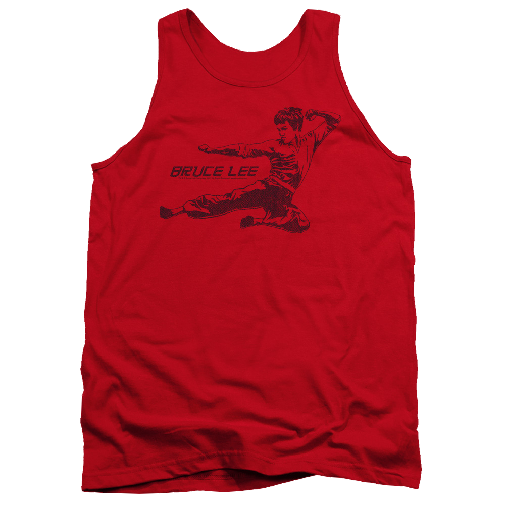 Bruce Lee Line Kick Men's Tank Men's Tank Bruce Lee   