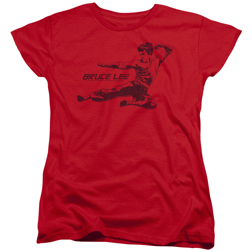 Bruce Lee Line Kick - Women's T-Shirt Women's T-Shirt Bruce Lee   