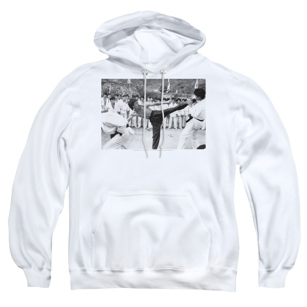 Bruce Lee Kick To The Head - Pullover Hoodie Pullover Hoodie Bruce Lee   