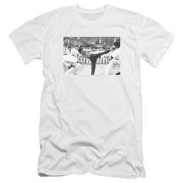 Bruce Lee Kick To The Head - Men's Premium Slim Fit T-Shirt Men's Premium Slim Fit T-Shirt Bruce Lee   