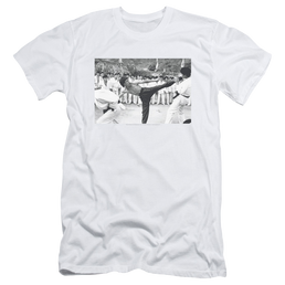 Bruce Lee Kick To The Head - Men's Slim Fit T-Shirt Men's Slim Fit T-Shirt Bruce Lee   