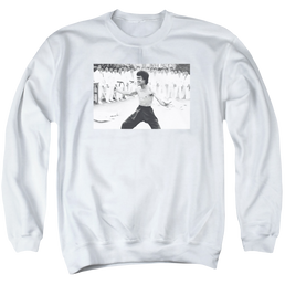 Bruce Lee Triumphant - Men's Crewneck Sweatshirt Men's Crewneck Sweatshirt Bruce Lee   