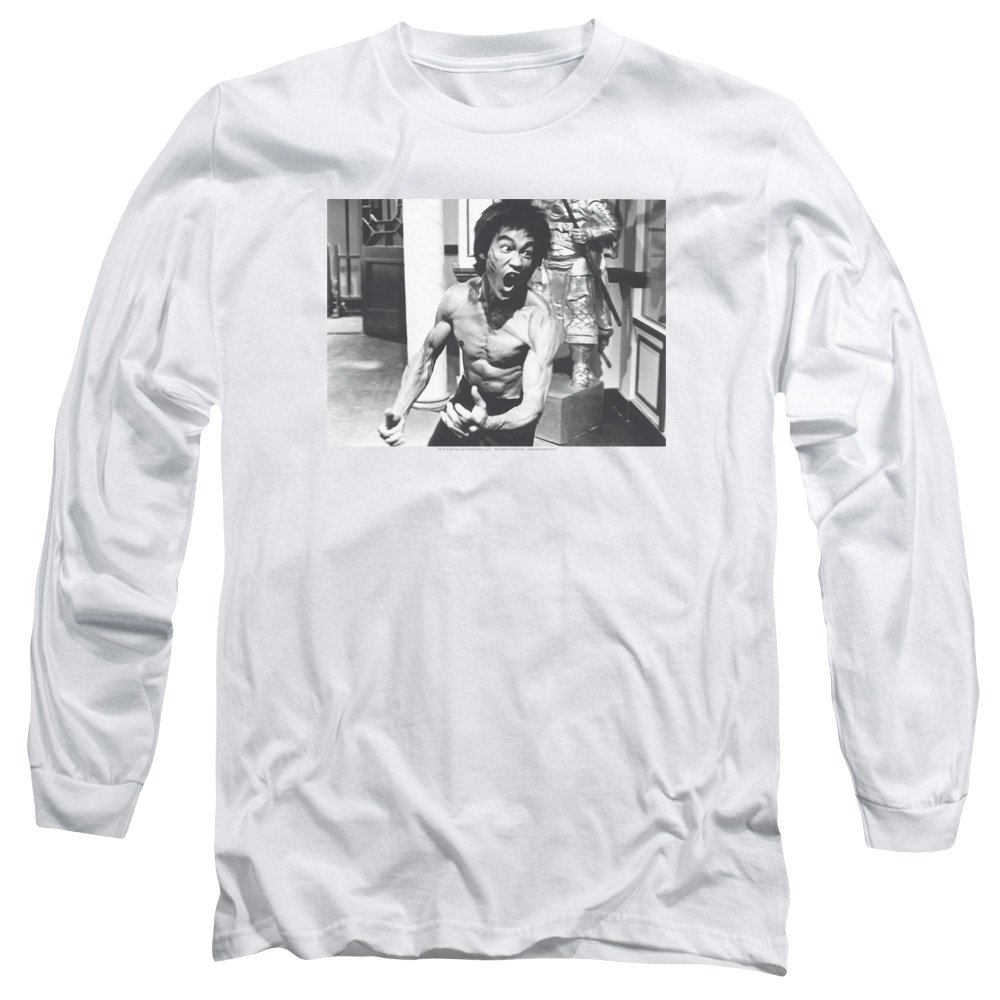 Bruce Lee Full Of Fury - Men's Long Sleeve T-Shirt Men's Long Sleeve T-Shirt Bruce Lee   