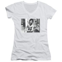 Bruce Lee Full Of Fury - Juniors V-Neck T-Shirt Juniors V-Neck T-Shirt Bruce Lee   