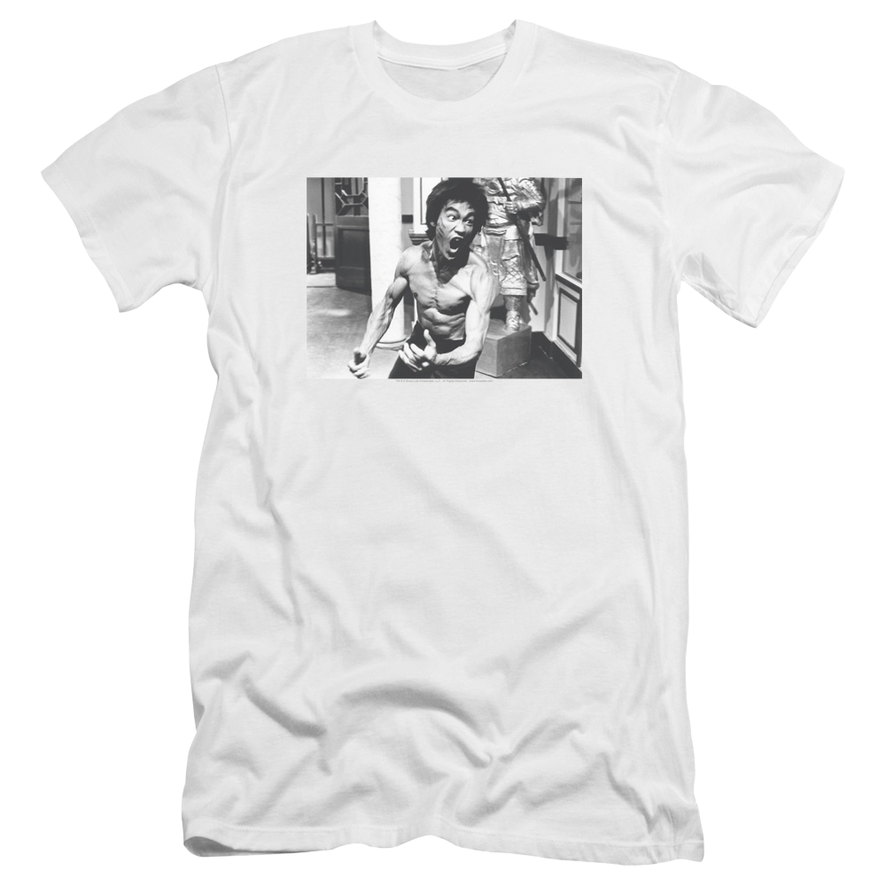 Bruce Lee Full Of Fury - Men's Premium Slim Fit T-Shirt Men's Premium Slim Fit T-Shirt Bruce Lee   