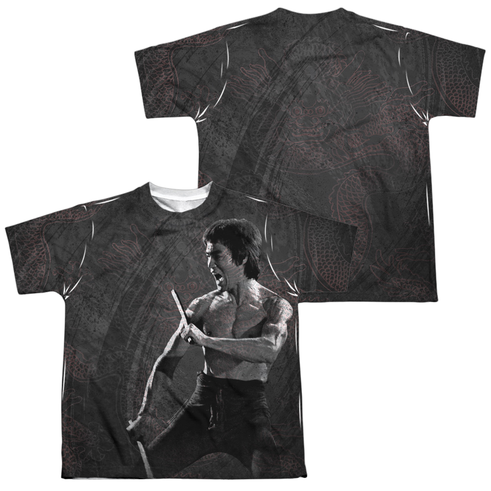 Bruce Lee Dragon Print - Youth All-Over Print T-Shirt (Ages 8-12) Youth All-Over Print T-Shirt (Ages 8-12) Bruce Lee   