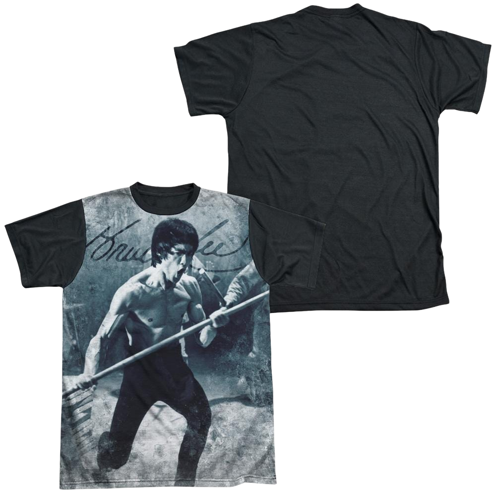 Bruce Lee Whoooaa - Men's Black Back T-Shirt Men's Black Back T-Shirt Bruce Lee   