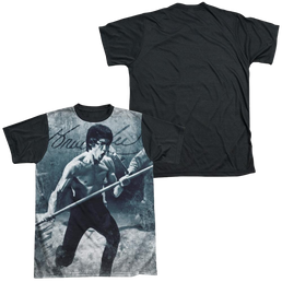 Bruce Lee Whoooaa - Men's Black Back T-Shirt Men's Black Back T-Shirt Bruce Lee   