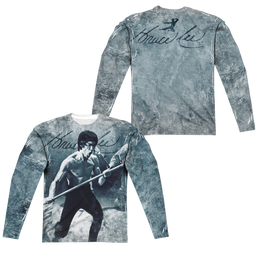 Bruce Lee Whoooaa Men's All-Over Print T-Shirt Men's All-Over Print Long Sleeve Bruce Lee   