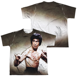 Bruce Lee Scratched - Youth All-Over Print T-Shirt (Ages 8-12) Youth All-Over Print T-Shirt (Ages 8-12) Bruce Lee   