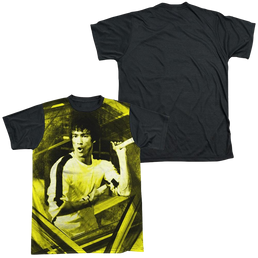 Bruce Lee Stripes - Men's Black Back T-Shirt Men's Black Back T-Shirt Bruce Lee   