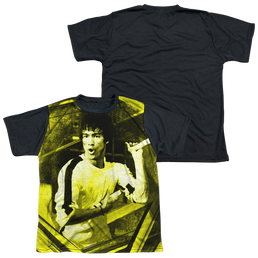 Bruce Lee Stripes - Youth Black Back T-Shirt (Ages 8-12) Youth Black Back T-Shirt (Ages 8-12) Bruce Lee   