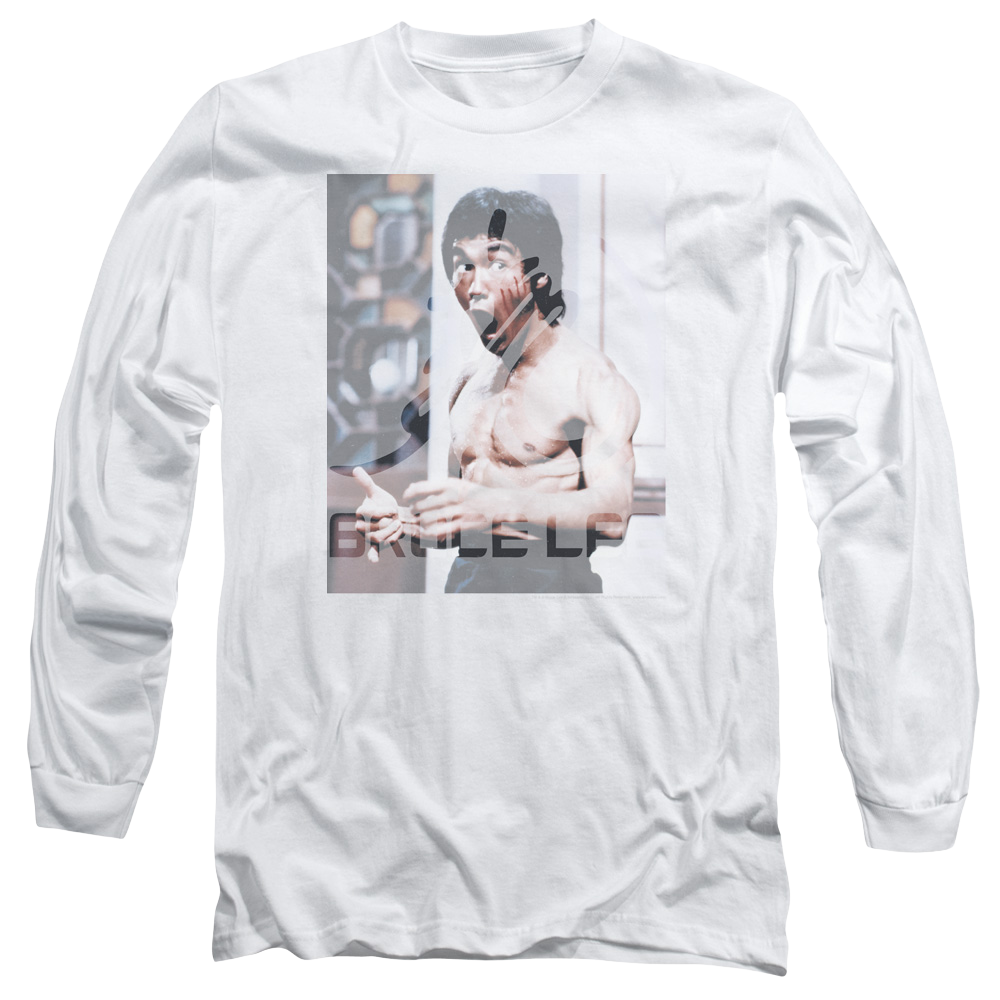 Bruce Lee Revving Up - Men's Long Sleeve T-Shirt Men's Long Sleeve T-Shirt Bruce Lee   