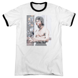 Bruce Lee Revving Up - Men's Ringer T-Shirt Men's Ringer T-Shirt Bruce Lee   