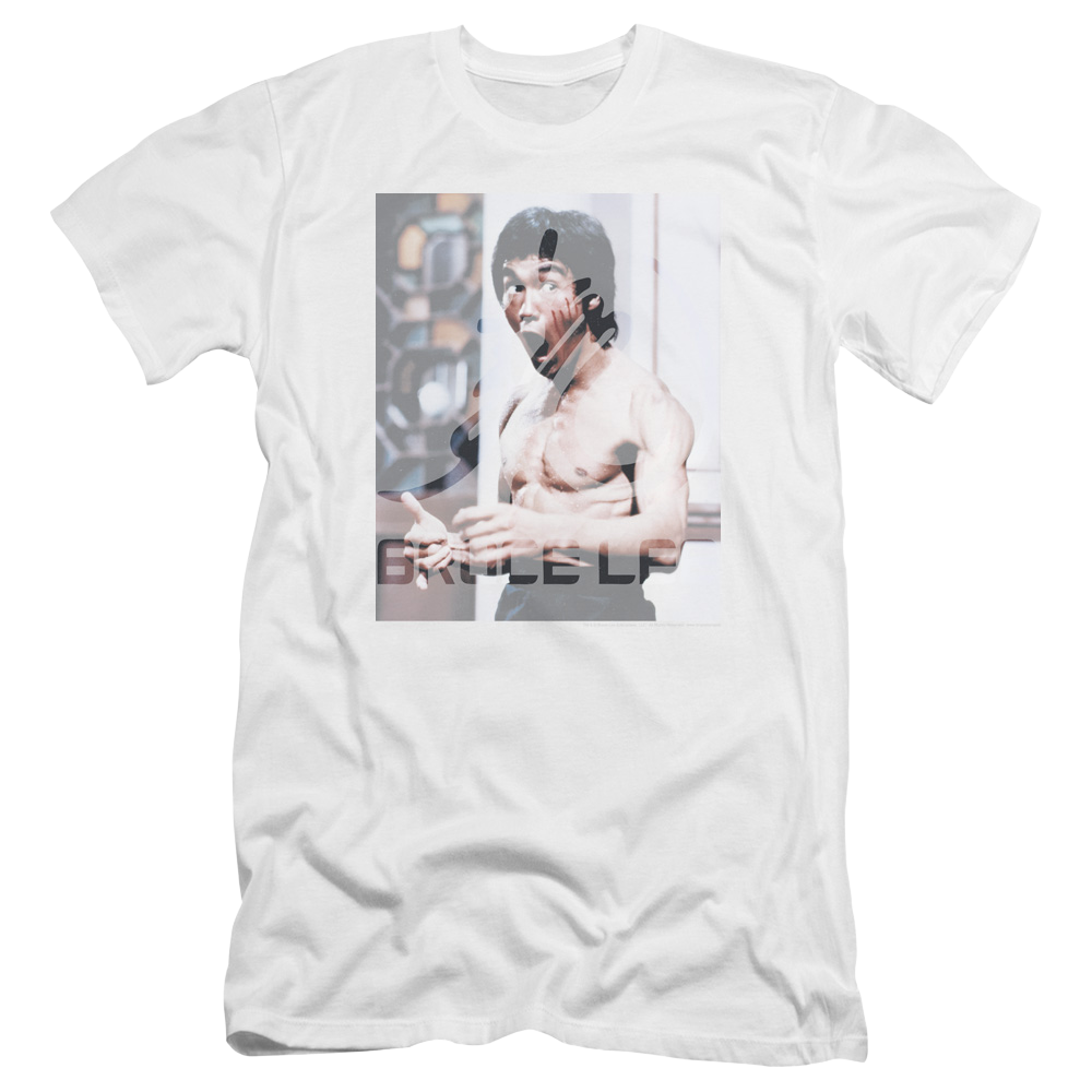 Bruce Lee Revving Up - Men's Premium Slim Fit T-Shirt Men's Premium Slim Fit T-Shirt Bruce Lee   