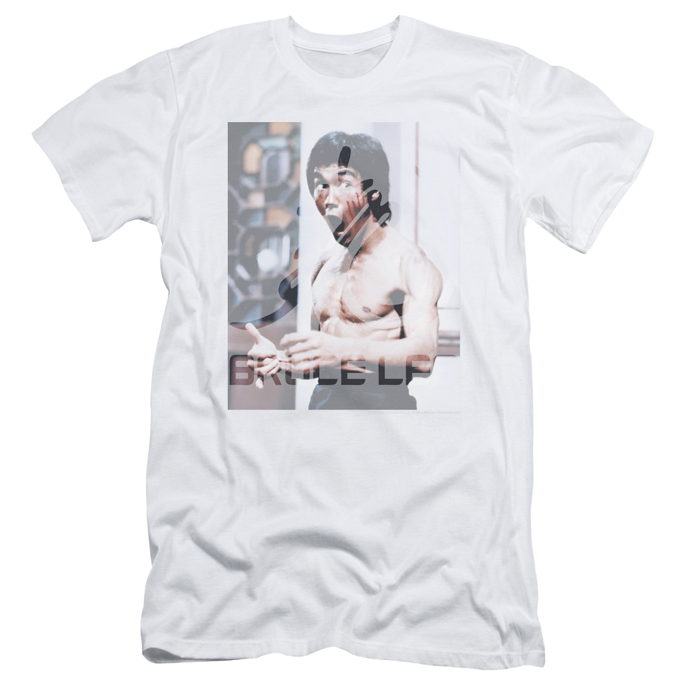 Bruce Lee Revving Up - Men's Slim Fit T-Shirt Men's Slim Fit T-Shirt Bruce Lee   