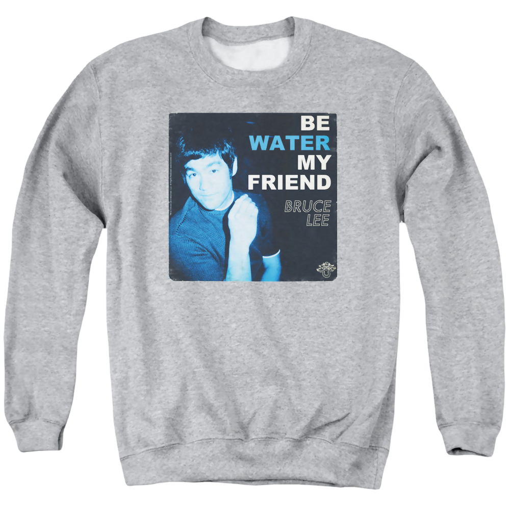 Bruce Lee Water - Men's Crewneck Sweatshirt Men's Crewneck Sweatshirt Bruce Lee   