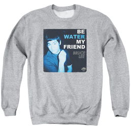 Bruce Lee Water - Men's Crewneck Sweatshirt Men's Crewneck Sweatshirt Bruce Lee   