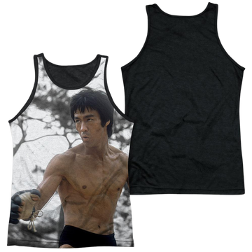 Bruce Lee Battle Ready men's black back tank