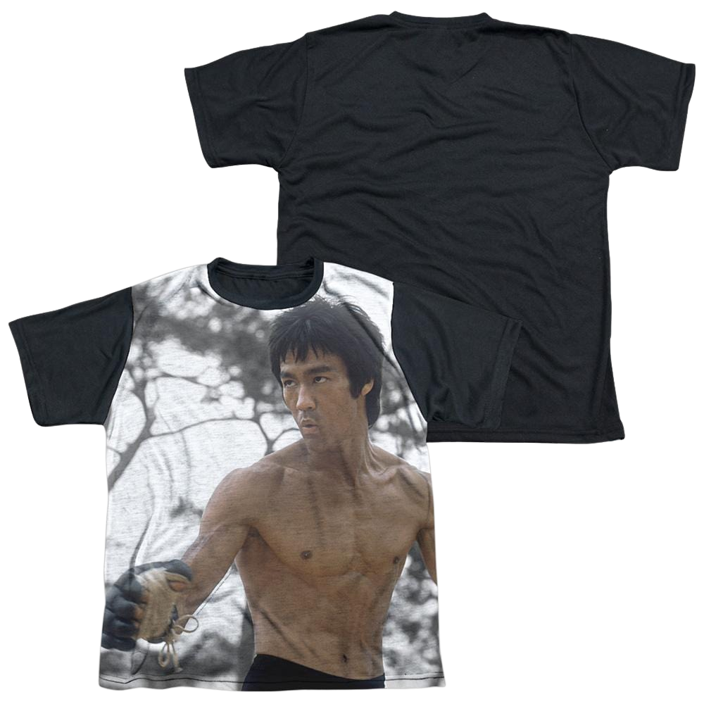 Bruce Lee Battle Ready - Youth Black Back T-Shirt (Ages 8-12) Youth Black Back T-Shirt (Ages 8-12) Bruce Lee   