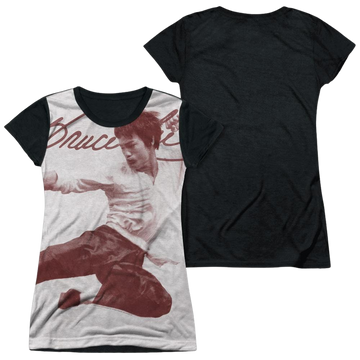Bruce Lee Expectations - Juniors Black Back T-Shirt Juniors Black Back T-Shirt Bruce Lee   