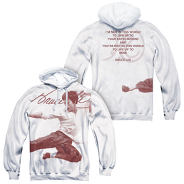 Bruce Lee Expectations (Front/Back Print) - All-Over Print Pullover Hoodie All-Over Print Pullover Hoodie Bruce Lee   