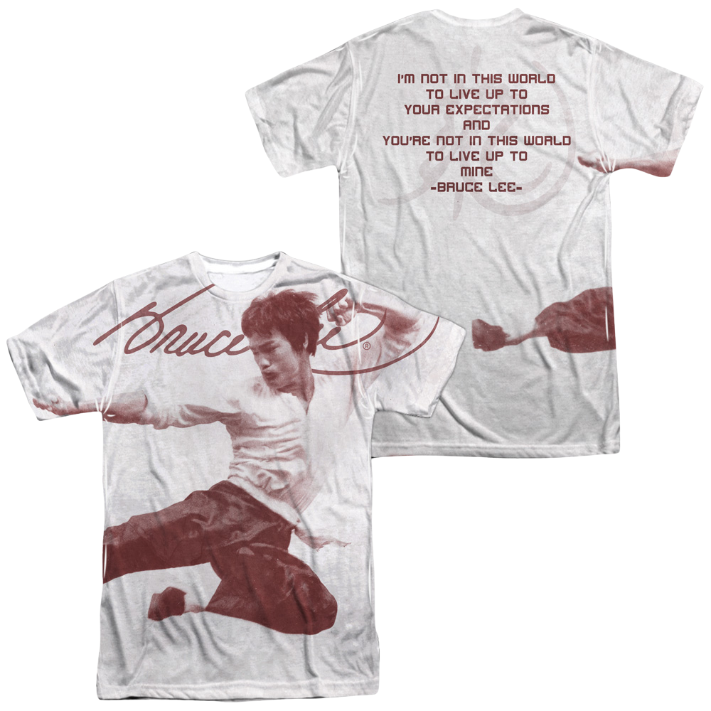 Bruce Lee Expectations Men's All Over Print T-Shirt Men's All-Over Print T-Shirt Bruce Lee   