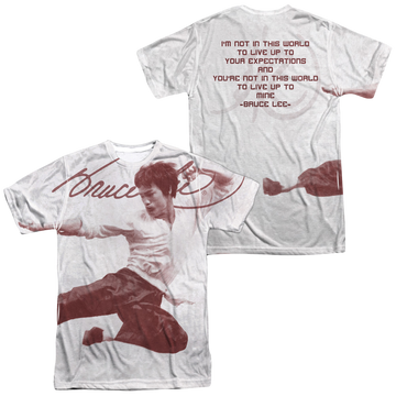 Bruce Lee Expectations men's all-over print t-shirt