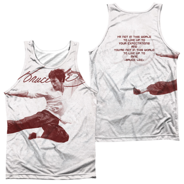 Bruce Lee Expectations men's all-over print tank