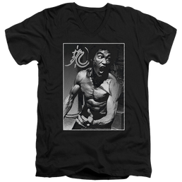 Bruce Lee Focused Rage - Men's V-Neck T-Shirt Men's V-Neck T-Shirt Bruce Lee   