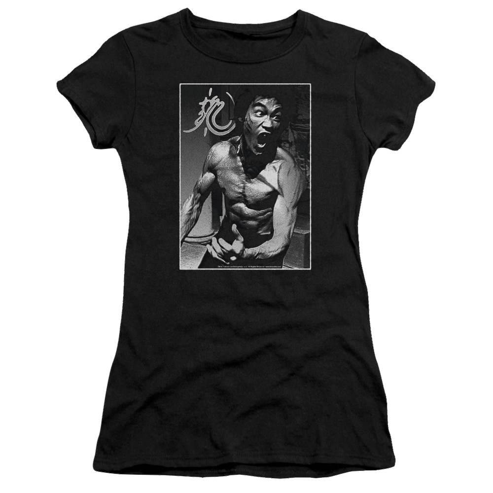 Bruce Lee Focused Rage - Juniors T-Shirt Juniors T-Shirt Bruce Lee   