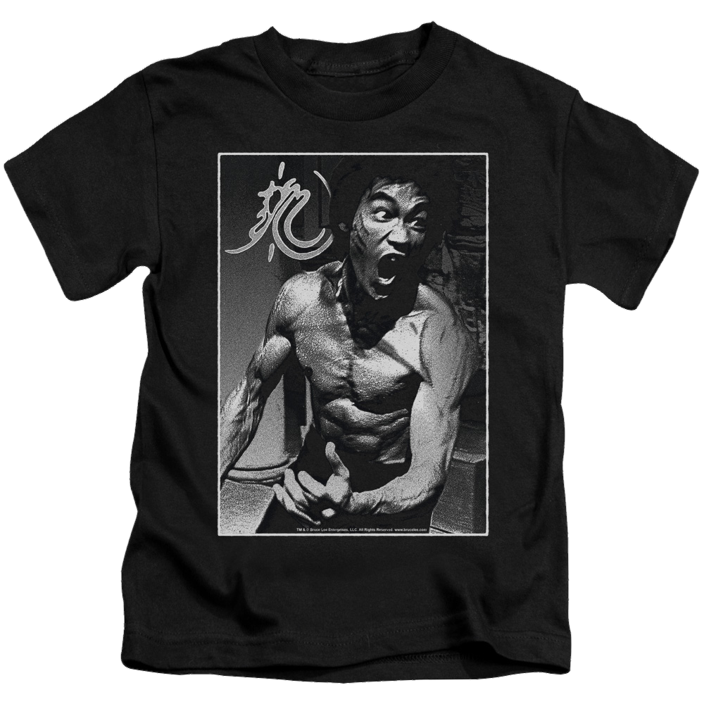 Bruce Lee Focused Rage - Kid's T-Shirt (Ages 4-7) Kid's T-Shirt (Ages 4-7) Bruce Lee   