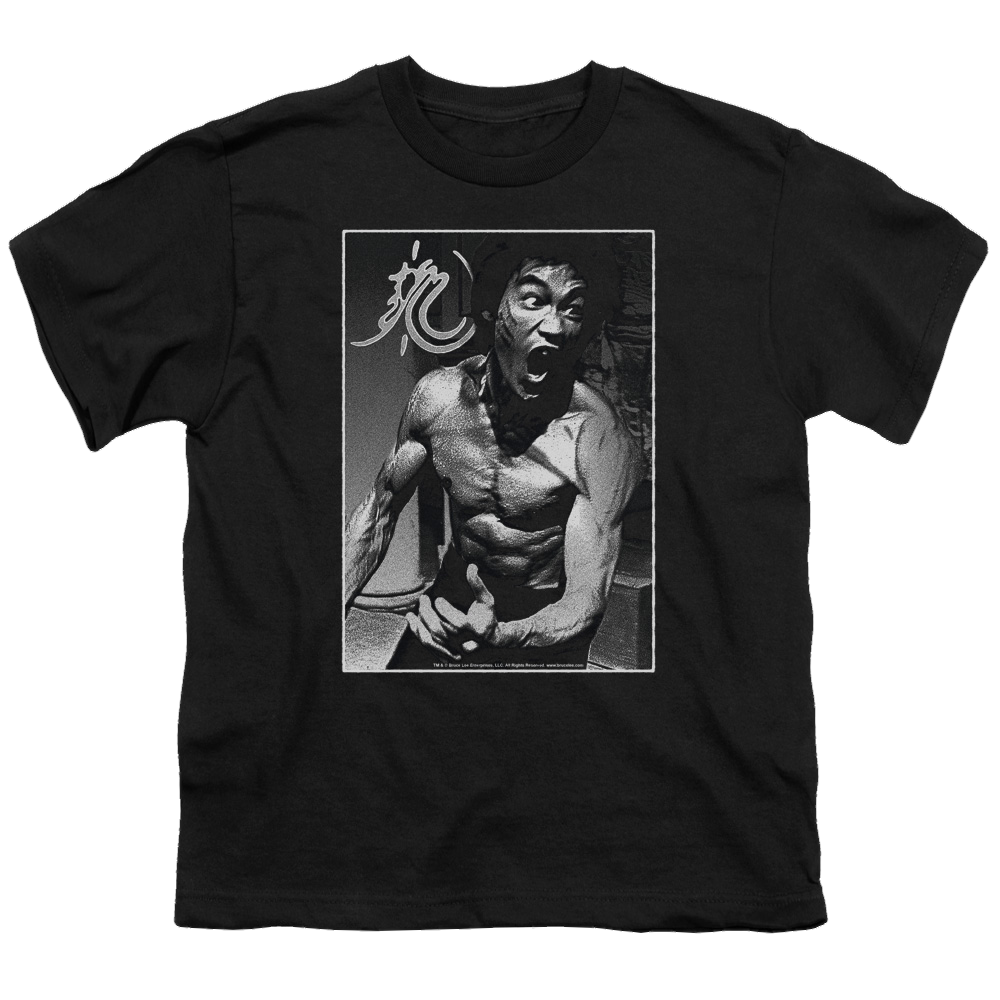 Bruce Lee Focused Rage - Youth T-Shirt (Ages 8-12) Youth T-Shirt (Ages 8-12) Bruce Lee   