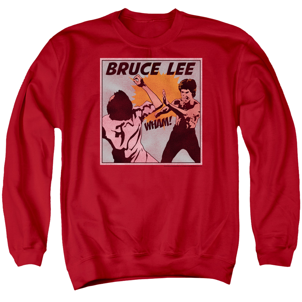 Bruce Lee Comic Panel - Men's Crewneck Sweatshirt Men's Crewneck Sweatshirt Bruce Lee   